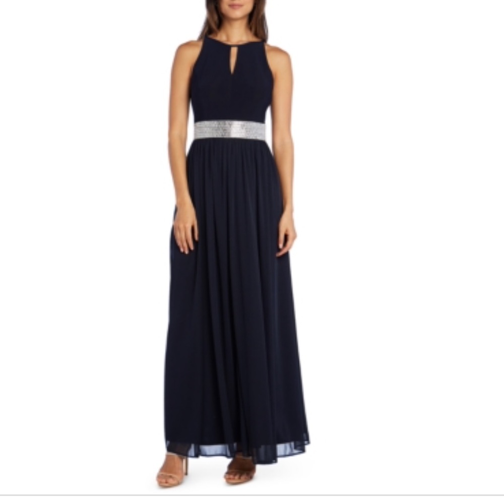 RM Richards Size 12 Empire Waist Evening Dress / Jumpsuit